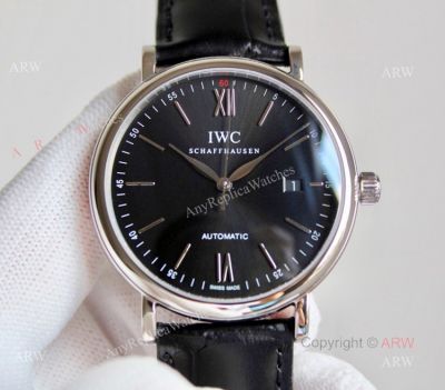 Best Replica IWC Schaffhausen Portofino Black Dial IWC Men'S Watches